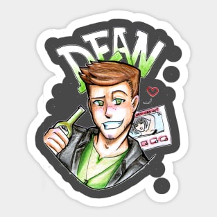 Dean and his Movies Sticker